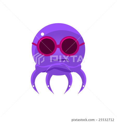 Sceptic Funny Octopus In Shades Emoji 25532712