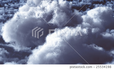 White clouds in blue sky 3d rendering 25534198