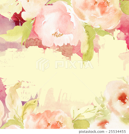 Greeting card with flowers Greeting card with flowers 25534455
