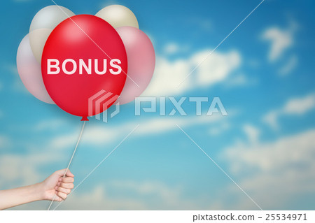 Hand Holding bonus Balloon 25534971