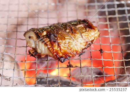 木炭烤鯖魚 木炭烤鯖魚 25535237