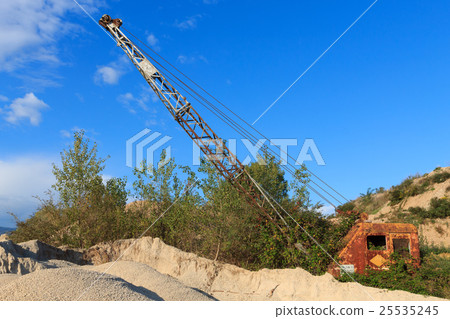 Quarry crane out of service Quarry crane out of service 25535245