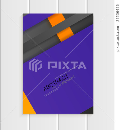 Brochure in material design style 25536436