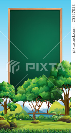 Board template with park in background Board template with park in background 25537038