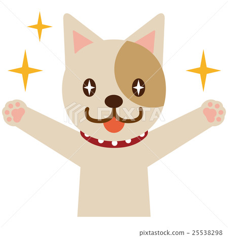 狗眼高興，眼睛閃閃發亮 25538298