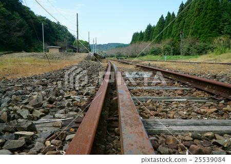 JR Kyushu Hosatsu Line · Okata station (Okobaki) is no longer used rail 25539084