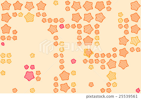 Abstract background full of stars and round shapes 25539561