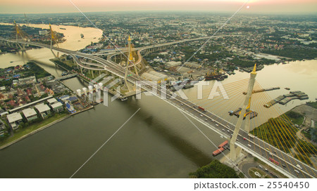 bhumiphol bridge bangkok thailand  25540450