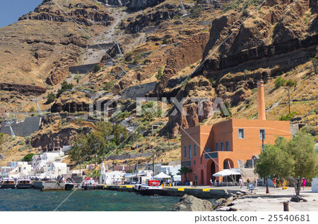 Ammoudi harbor of Thira Ammoudi harbor of Thira 25540681
