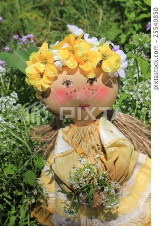 Russian homemade rag doll symbol of summer 8289 25540850