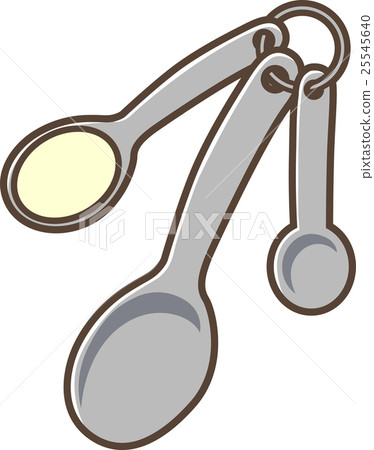 Cute measuring spoon - Stock Illustration [25545639] - PIXTA