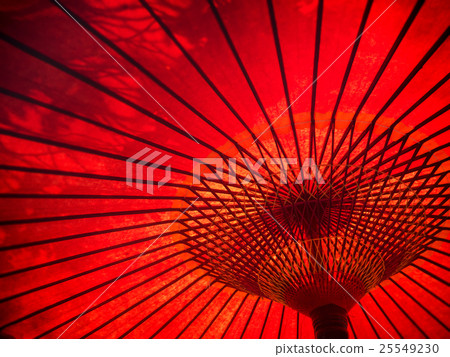 Japanese red paper umbrella pattern Japanese red paper umbrella pattern 25549230