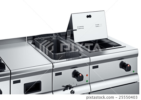 Kitchen equipment fryer, close view 25550403