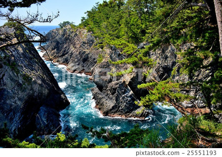 Thunder and Sanriku·Thistle Coast從天文台和雷霆岩和河畔山谷往下看（3） 25551193