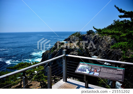 Northeast · Sanriku · Go Stone beach · Lightning rock · Ramdoria valley viewing from the observation deck (2) 25551202