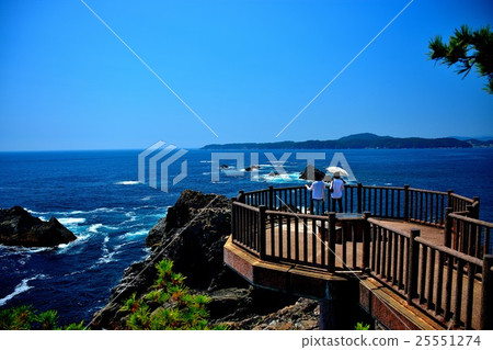 Tohoku / Sanriku / Go Stone Coast Go Sushi Cape Observatory with exhilarating view (6 with tourists) 25551274