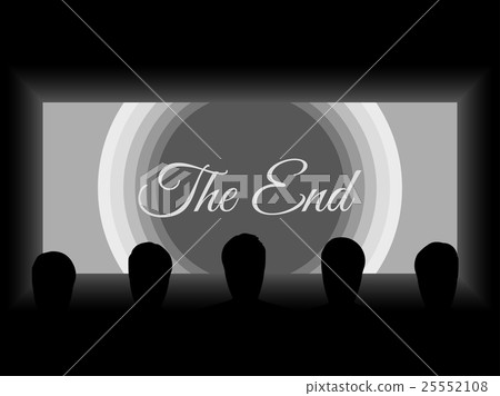 Cinema, theater light from the screen.  25552108