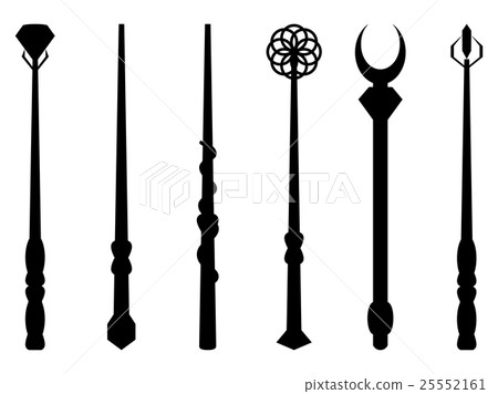 Magic wands. Magic and magical objects. Vector Magic wands. Magic and magical objects. Vector 25552161