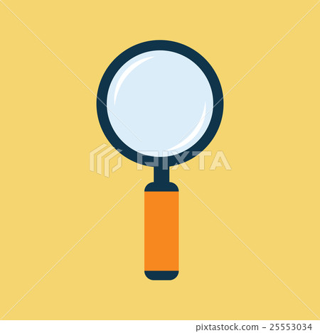 Magnifier Flat Icon Magnifier Flat Icon 25553034