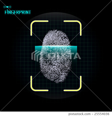 Finger print scanner 25554036
