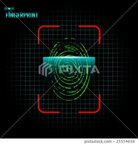 Finger print scanner 25554038