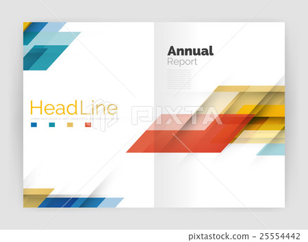 Geometric business annual report templates, modern Geometric business annual report templates, modern 25554442
