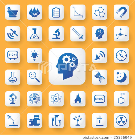 App icon science and education Icons set. App icon science and education Icons set. 25556949