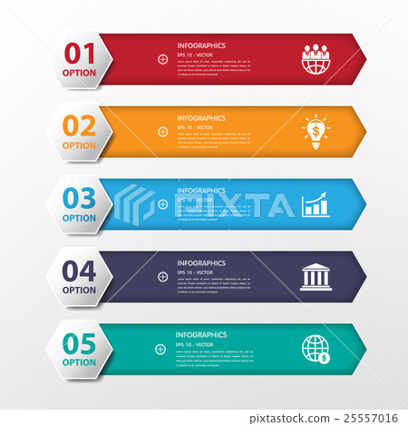 Design flat shadow step number banners /graphic. Design flat shadow step number banners /graphic. 25557016