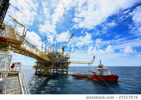 Offshore construction platform for production oil  25557078