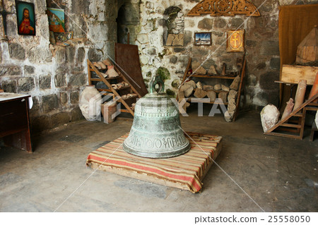 Ancient bell in Tatev monastery Ancient bell in Tatev monastery 25558050