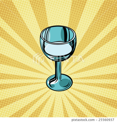 shot of alcohol pop art retro background 25560937