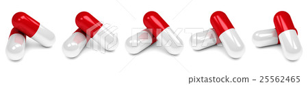 膠囊藥物紅色模式 25562465