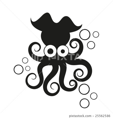Logo octopus vector illustration 25562586