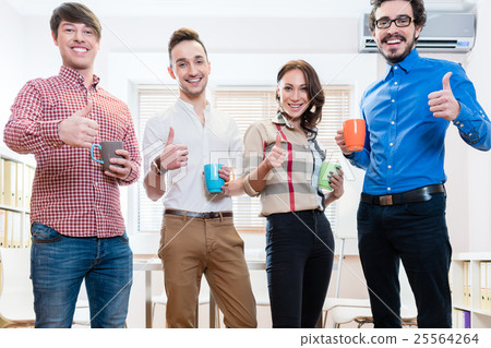 Young creative entrepreneurs being motivated 25564264