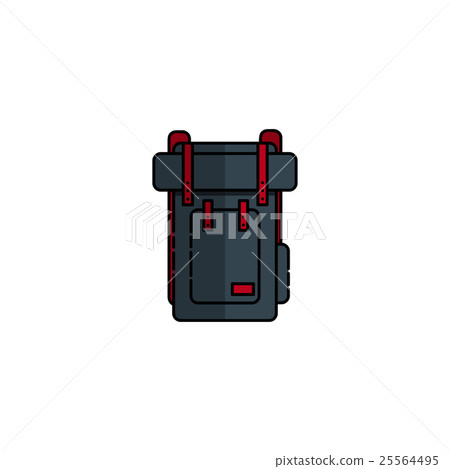 Hunting icon. Rucksack 25564495