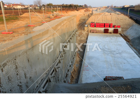 Road construction site Road construction site 25564921