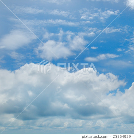 light cumulus clouds in the blue sky light cumulus clouds in the blue sky 25564939