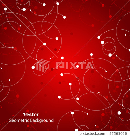 Geometric pattern with connected lines and dots. Geometric pattern with connected lines and dots. 25565036