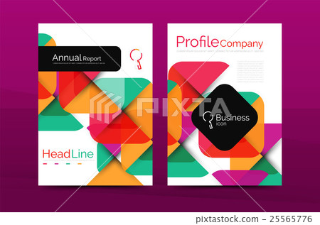 Business annual report cover design template 25565776
