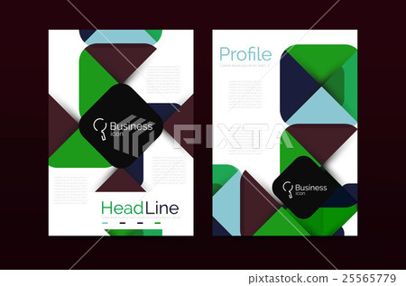 Business annual report cover design template 25565779
