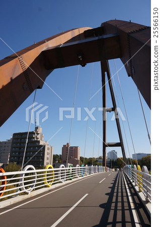 Scenery along Shiraishi cycling road (Shiraishi Kokoro Akabane's rainbow bridge) 25566150
