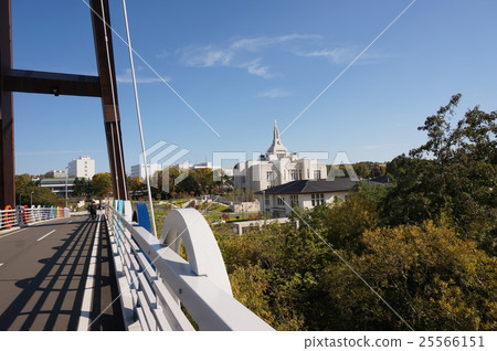 Scenery along Shiraishi cycling road (Shiraishi Kokoro Akabane's rainbow bridge) 25566151