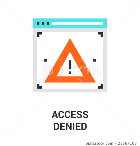 access denied icon access denied icon 25567108