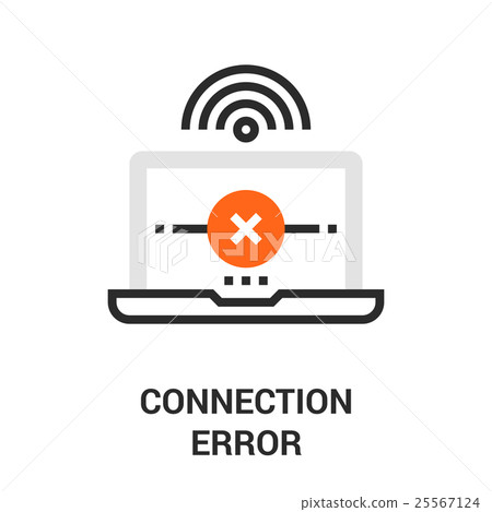 connection error icon connection error icon 25567124