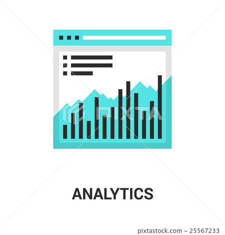 analytics icon concept 25567233