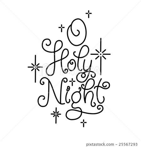 Christmas Calligraphy. Greeting Card Black Christmas Calligraphy. Greeting Card Black 25567293