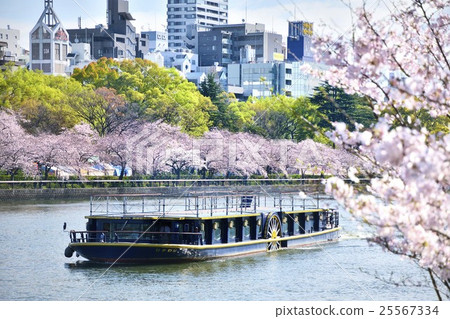 大阪大川櫻花遊船Hakkeihama海灘 25567334