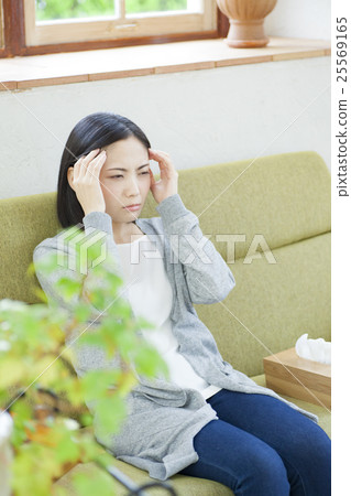 A woman with poor health A woman with poor health 25569165