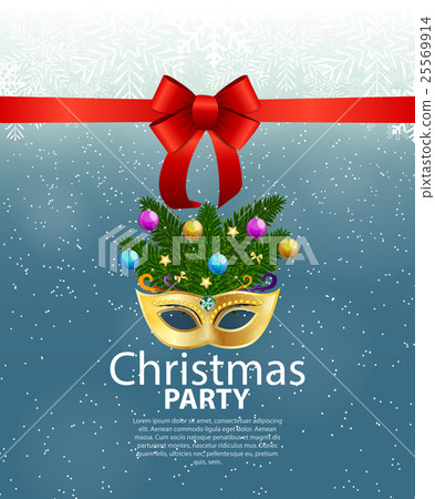 Abstract Beauty Merry Christmas and New Year Party 25569914