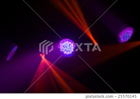 Purple and pink stage lights 25570145